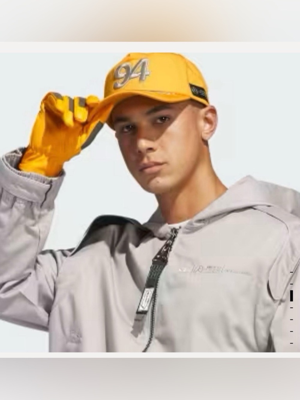 adidas bad bunny AMG PETROMAS yellow cap O/S brand new